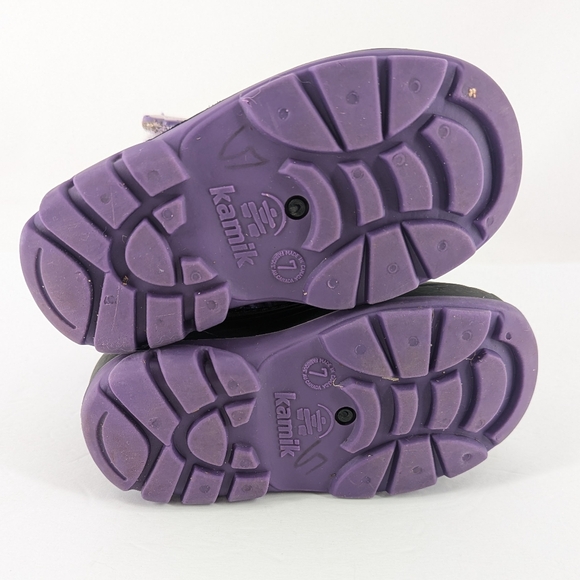 Kamik Snowbug Snow Boots Purple Size 7c - Picture 5 of 8